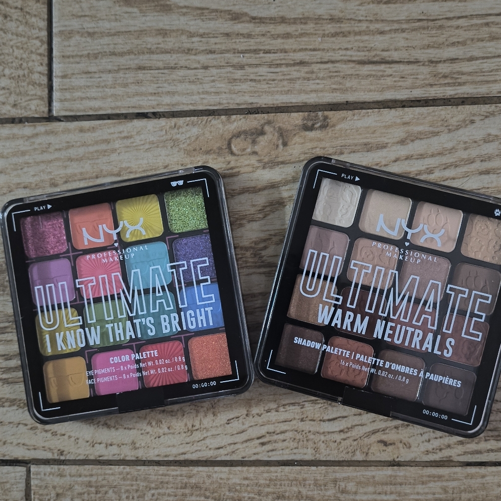 NYX Ultimate Shadow Palette - Warm Neutrals and Brights